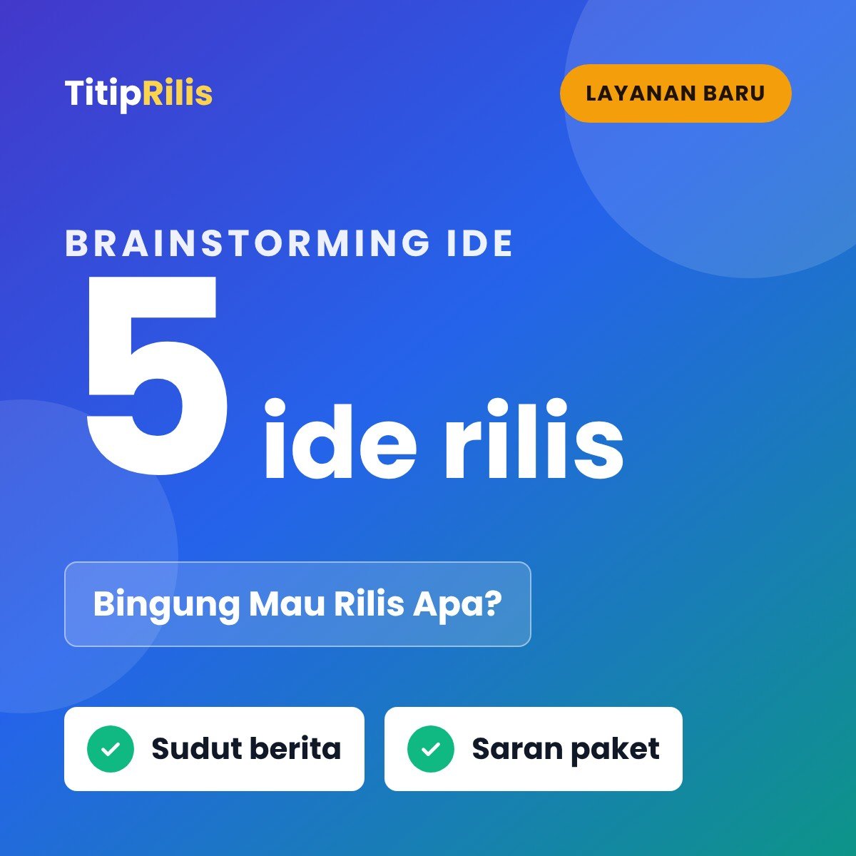 Brainstorming Ide Rilis TitipRilis